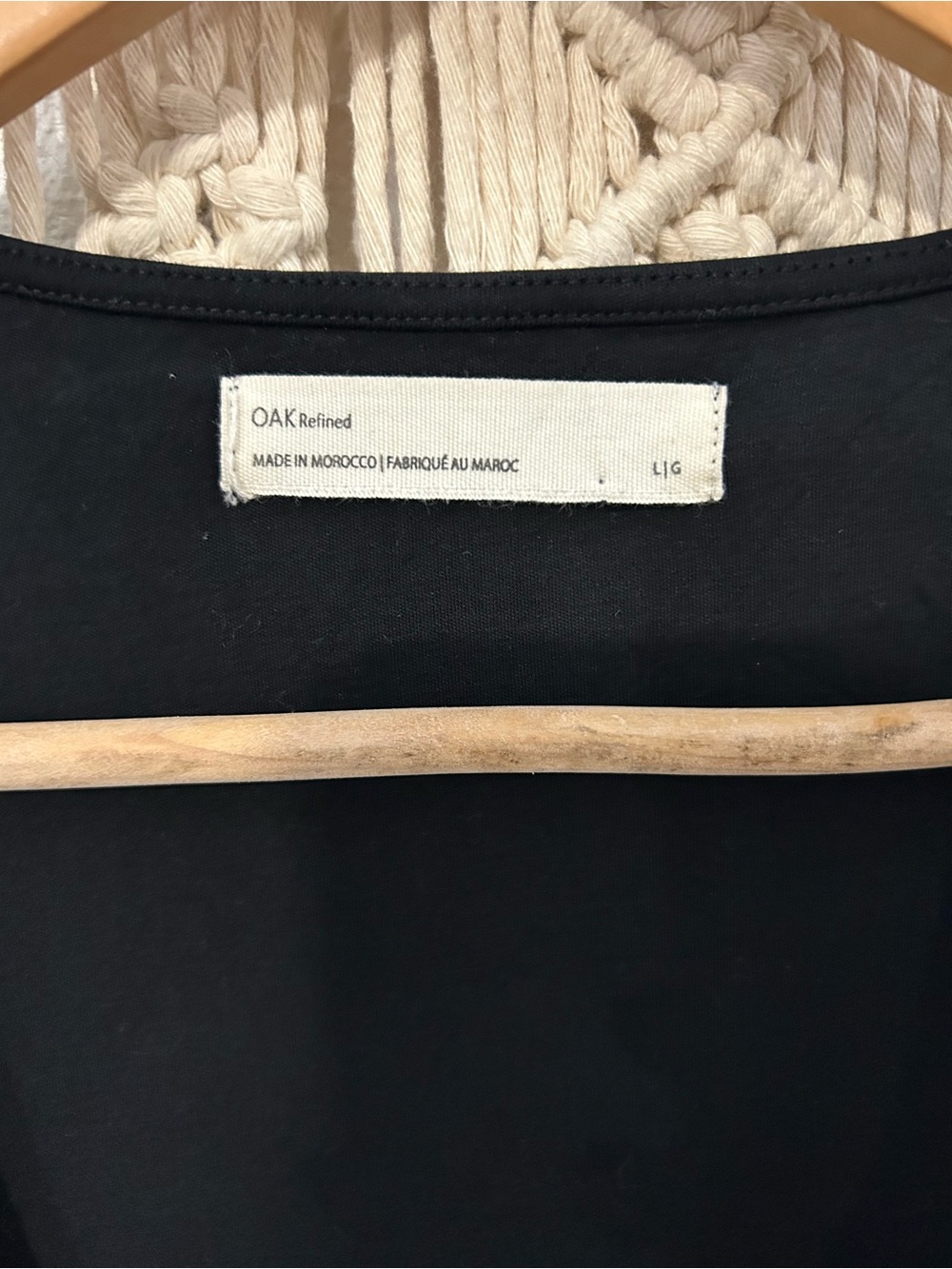 Oak + Fort Oak Refined Black Short Sleeve Bodysuit Capsule Wardrobe Minimalist - Picture 7 of 13